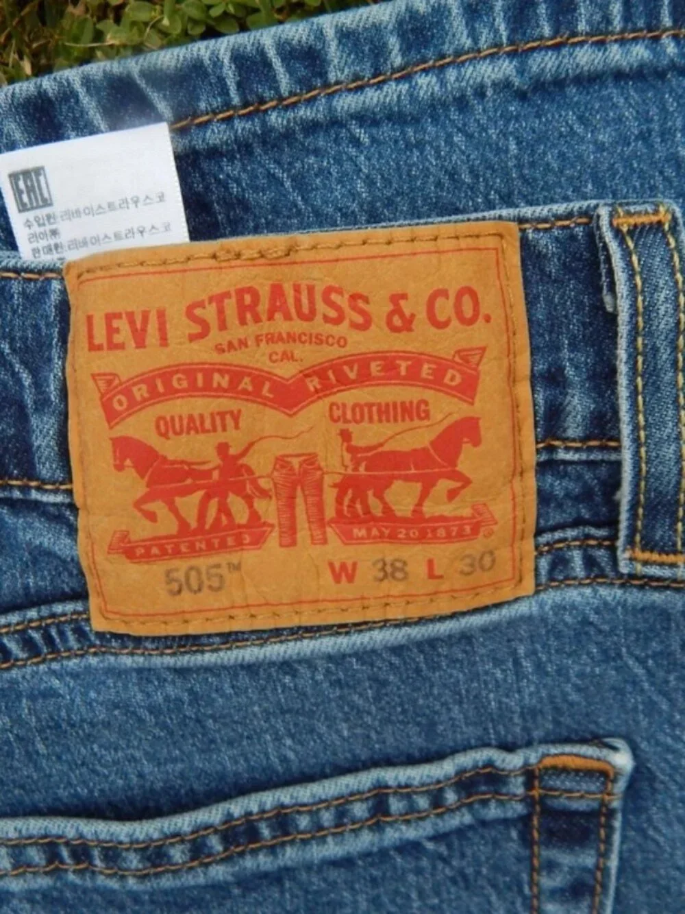 Levis Levi's 505 Mens Blue Jeans Lot of 5 Pairs 38X30 38/30 Jeans ******